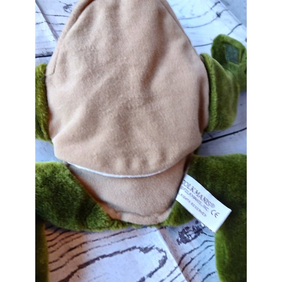 Folkmanis Plush Green Frog Toad Full Body Hand Puppet Stuffed Animal - Picture 3 of 5